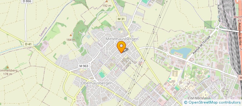 localisation de l'entreprise ALAIN FORLER SARL  MITTELHAUSBERGEN