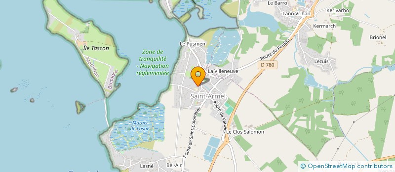 localisation de l'entreprise ALAIN FOURNY CONSEILBAT à SAINT-ARMEL