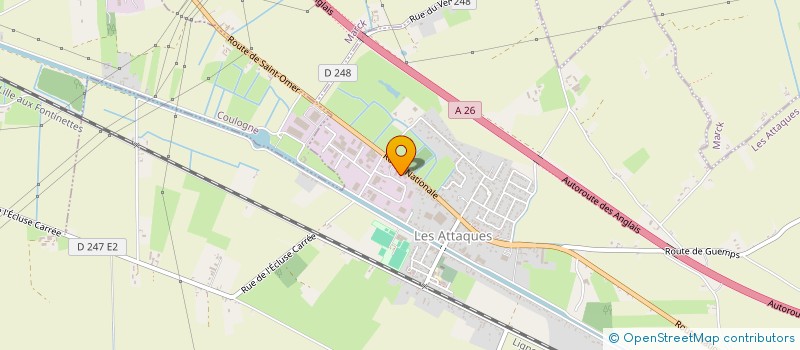 localisation de l'entreprise ALAIN FREEL  LES ATTAQUES