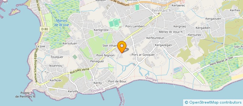 localisation de l'entreprise ALAIN FURIC ET FILS  PENMARCH