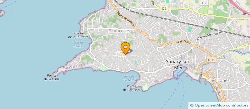 localisation de l'entreprise ALAIN GONTIER  SANARY-SUR-MER