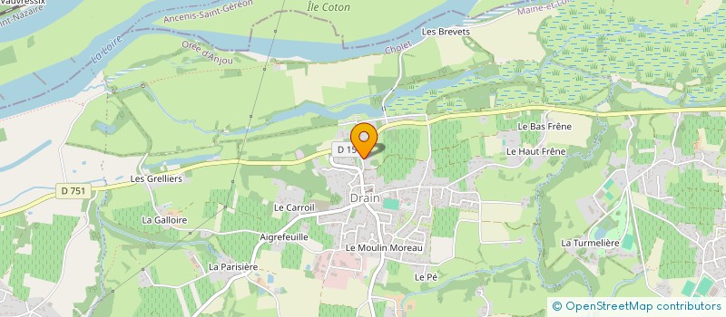 localisation de l'entreprise ALAIN GRIMAULT à OREE-D'ANJOU