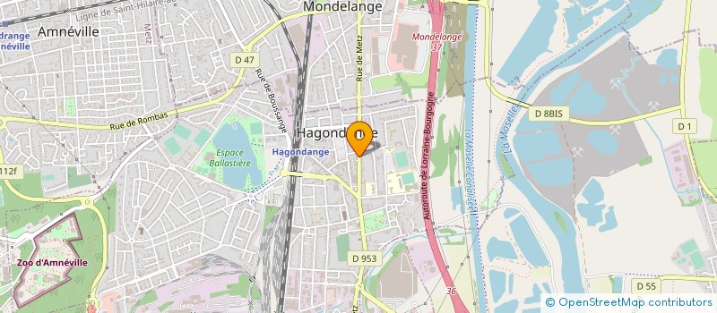 localisation de l'entreprise ALAIN GRZANKA SA  AY-SUR-MOSELLE