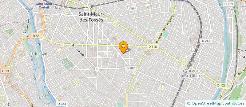 localisation de l'entreprise ALAIN HANNIET à SAINT-MAUR-DES-FOSSES