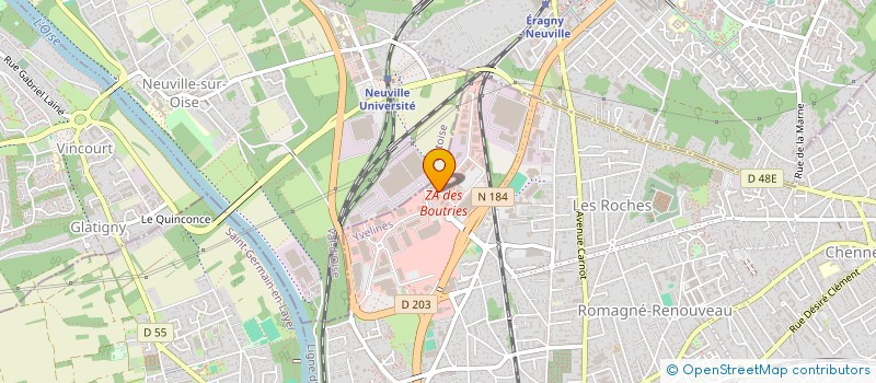 localisation de l'entreprise ALAIN HELLUIN AUTOMOBILES  CONFLANS SAINTE HONORINE