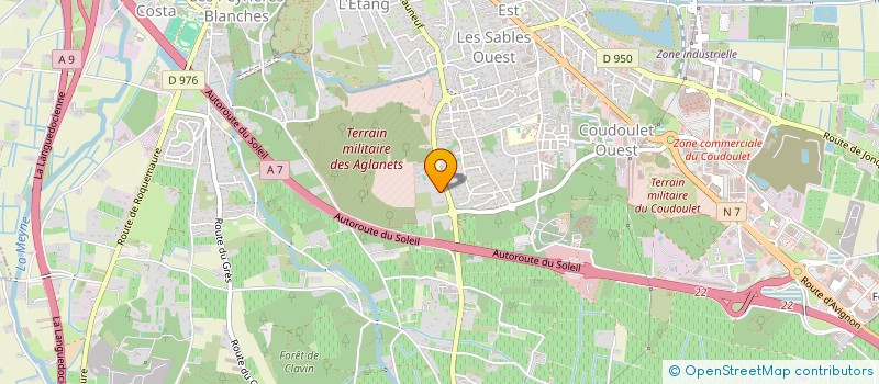 localisation de l'entreprise ALAIN JAUME  ORANGE