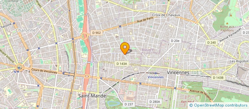 localisation de l'entreprise ALAIN JEAN PIERRE COMMUNICATION à MONTREUIL