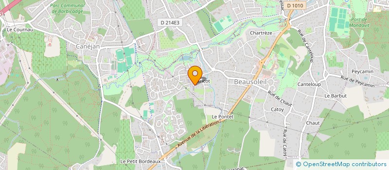 localisation de l'entreprise ALAIN JOIGNY INVEST  GRADIGNAN