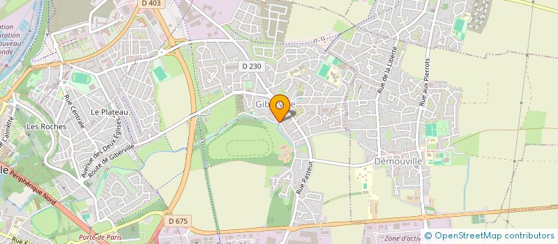 localisation de l'entreprise ALAIN JOSEPH MAXIME GUERIN CONSEIL  GIBERVILLE