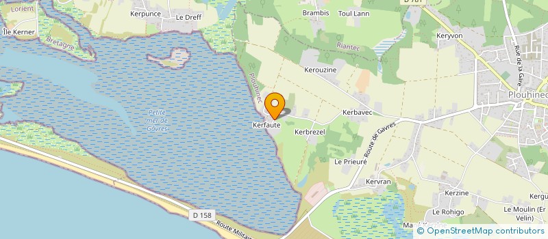 localisation de l'entreprise ALAIN JUMEAU INVESTISSEMENTS  PLOUHINEC