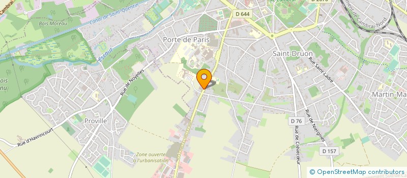 localisation de l'entreprise ALAIN LEFEBVRE à CAMBRAI