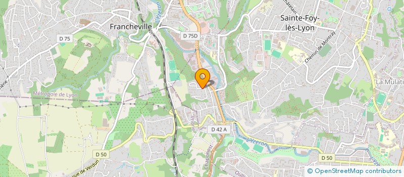 localisation de l'entreprise ALAIN MARATIER CONSULTING à SAINTE-FOY-LES-LYON