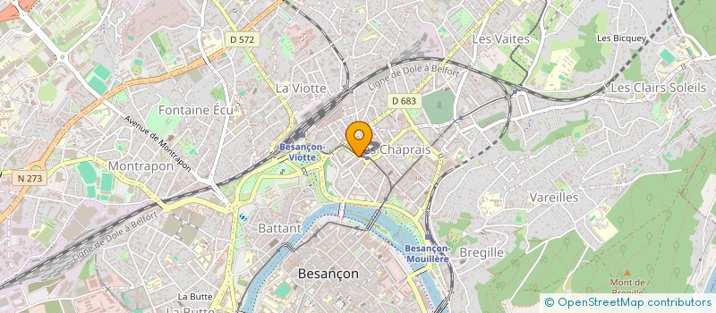 localisation de l'entreprise ALAIN MEDIA COMMUNICATION à BESANCON