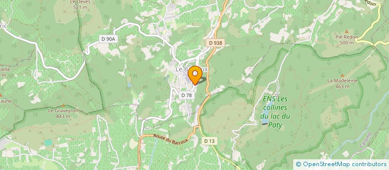 localisation de l'entreprise ALAIN MICHEL SARL  CAROMB