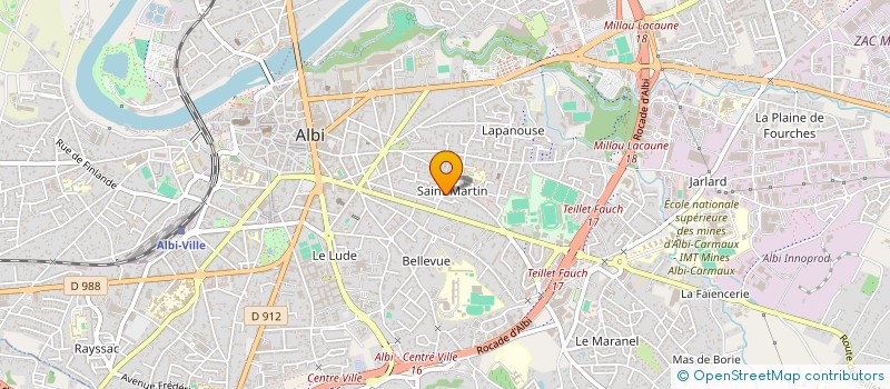 localisation de l'entreprise ALAIN NAVARRO CONSULTING à ALBI