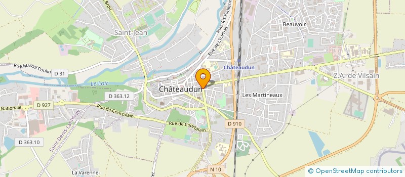 localisation de l'entreprise ALAIN PALLY - VAL DU LOIR IMMOBILIER à CHATEAUDUN