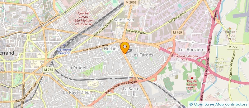 localisation de l'entreprise ALAIN PAPON à CLERMONT-FERRAND