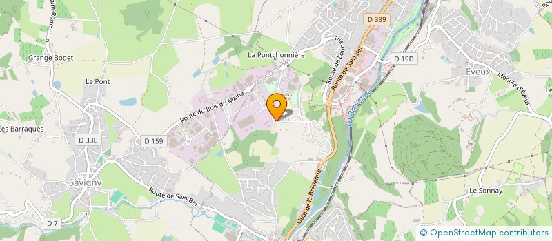 localisation de l'entreprise ALAIN PARA SA à SAIN-BEL