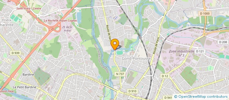 localisation de l'entreprise ALAIN RACLET & ASSOCIES  SAINT-GERMAIN-ET-MONS