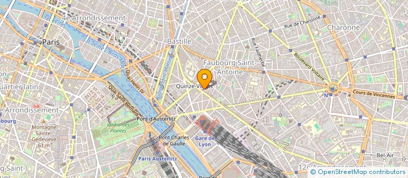 localisation de l'entreprise ALAIN RALUY CONSEIL AUX ENTREPRISES ET INSTITUTIONS  PARIS