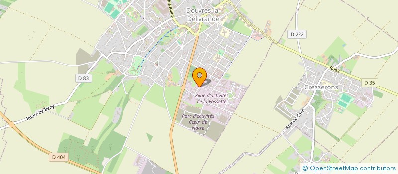 localisation de l'entreprise ALAIN REDOLFI  DOUVRES-LA-DELIVRANDE