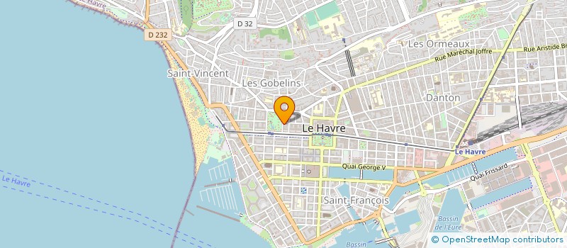 localisation de l'entreprise ALAIN RIOT ET BRUNO ABEL à LE HAVRE