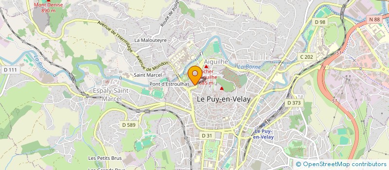 localisation de l'entreprise ALAIN ROCHE DECORATION à LE PUY-EN-VELAY