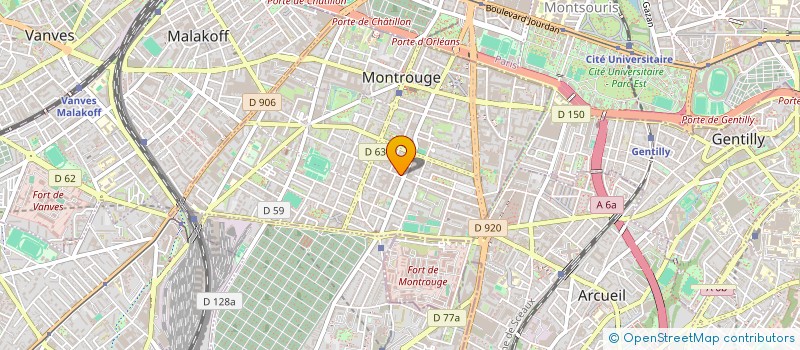localisation de l'entreprise ALAIN ROGER TELECOMS SERVICES à MONTROUGE