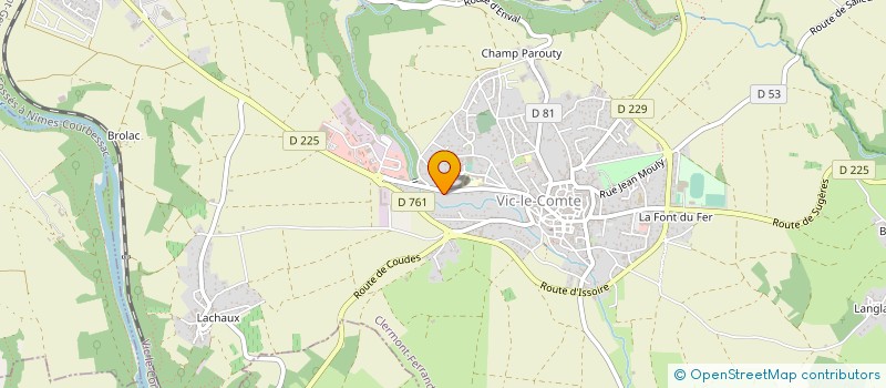 localisation de l'entreprise ALAIN ROUSSEL-CIQUARD à PARENT