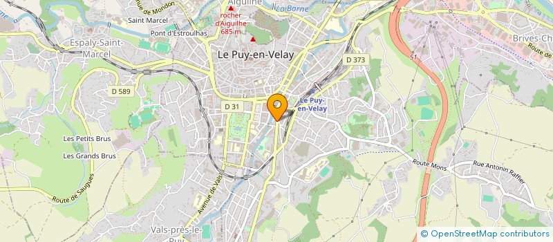 localisation de l'entreprise ALAIN ROUX ORTHOPEDIE  LE PUY-EN-VELAY