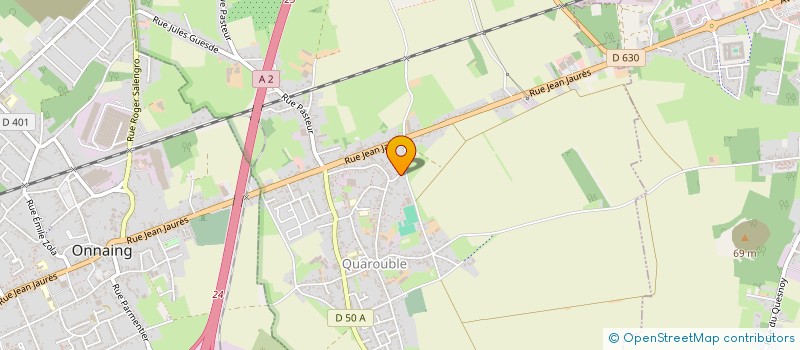 localisation de l'entreprise ALAIN RUAUT MAINTENANCE  QUAROUBLE