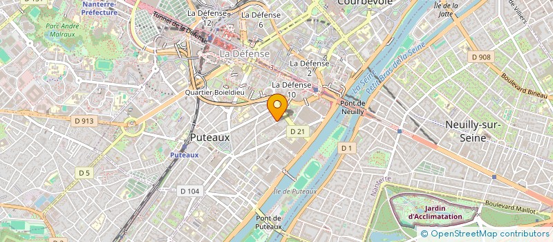 localisation de l'entreprise ALAIN'S TRAVEL  PUTEAUX