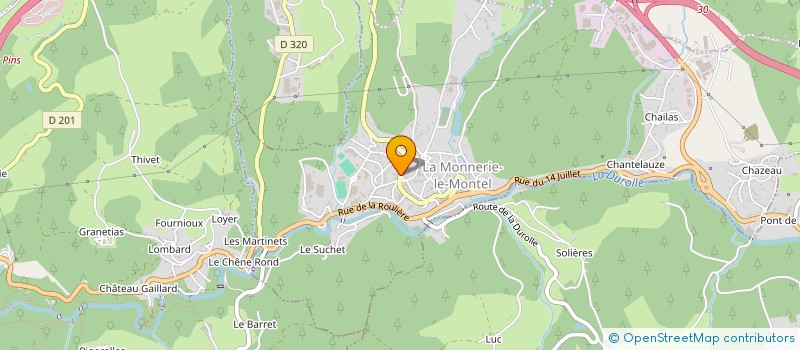 localisation de l'entreprise ALAIN SAINT JOANIS à LA MONNERIE-LE-MONTEL