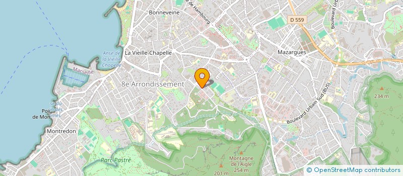 localisation de l'entreprise ALAIN SPORTS à MARSEILLE