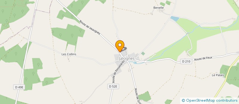 localisation de l'entreprise ALAIN THEVENIN SARL  JALOGNES