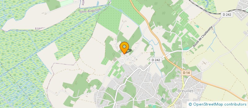 localisation de l'entreprise ALAIN TOURET  BREUILLET