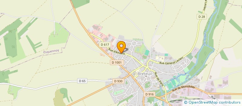localisation de l'entreprise ALAIN TREDEZ C D M E à BRETEUIL