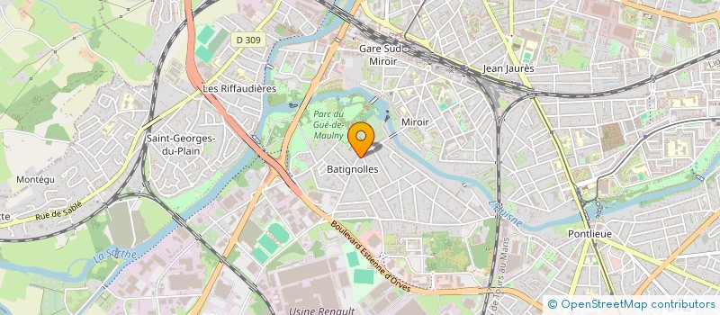 localisation de l'entreprise ALAIN TRUCHI OUEST AD 'AIR  LE MANS