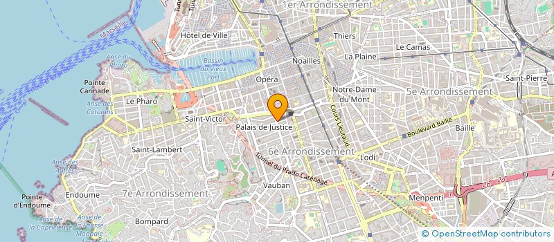 localisation de l'entreprise ALAIN USANNAZ-JORIS ET NICOLE AGOSTINI  MARSEILLE