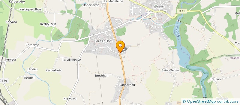 localisation de l'entreprise ALAIN VANDEKERCKHOVE ET CLAIRE VANDEKERCKHOVE-VILCOT VETERINAIRES ASSOCIES à BRECH