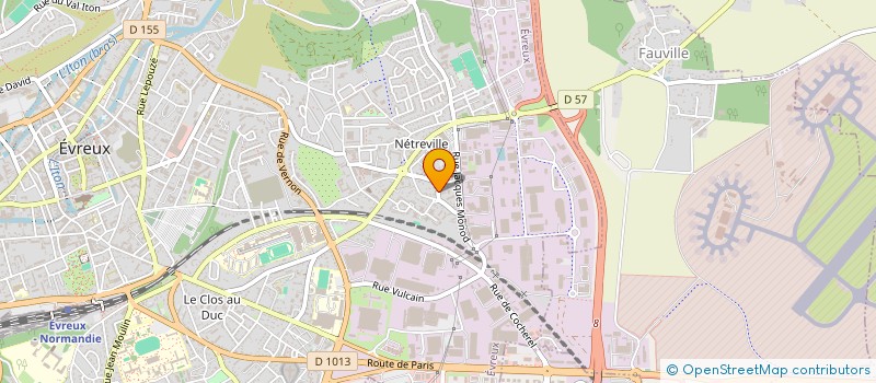 localisation de l'entreprise ALAIN VIANDE  EVREUX