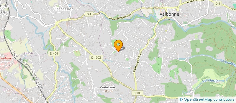 localisation de l'entreprise ALAIN VIDAL IMMOBILIER  VALBONNE