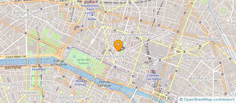 localisation de l'entreprise ALAIN VILLIERS RIVE DROITE  PARIS