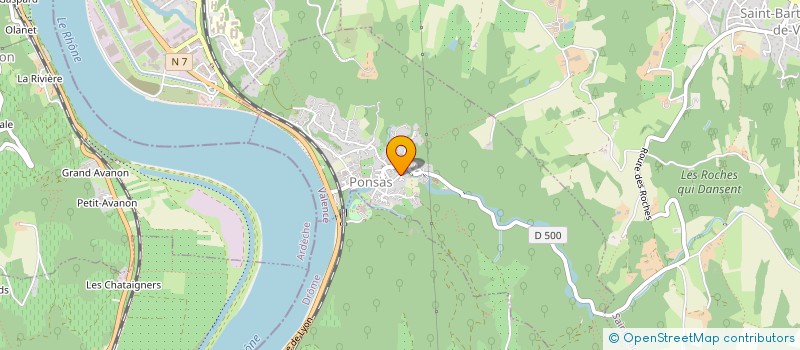 localisation de l'entreprise ALAIN WECK AGENCEMENTS  PONSAS