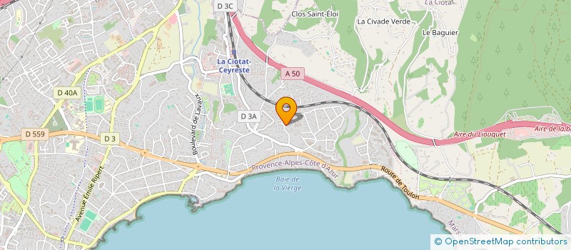 localisation de l'entreprise ALAIN3K  LA CIOTAT