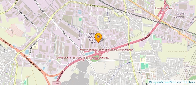 localisation de l'entreprise ALAINE RHONE  MIONS
