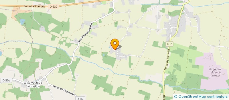 localisation de l'entreprise ALAINTERIEUR  SAINTE-FOY-DE-PEYROLIERES