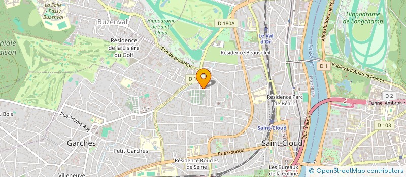 localisation de l'entreprise ALALA à SAINT-CLOUD