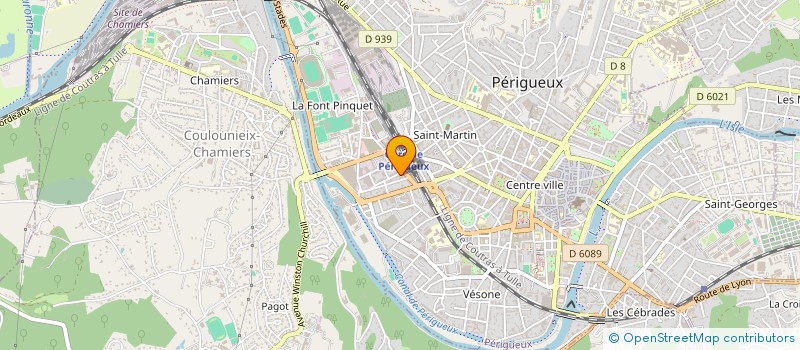 localisation de l'entreprise ALAM à PERIGUEUX