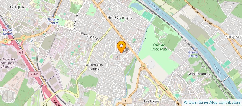 localisation de l'entreprise ALAM BAT à RIS-ORANGIS